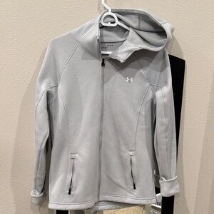 Under Armour Light Gray Zip-Up Jacket